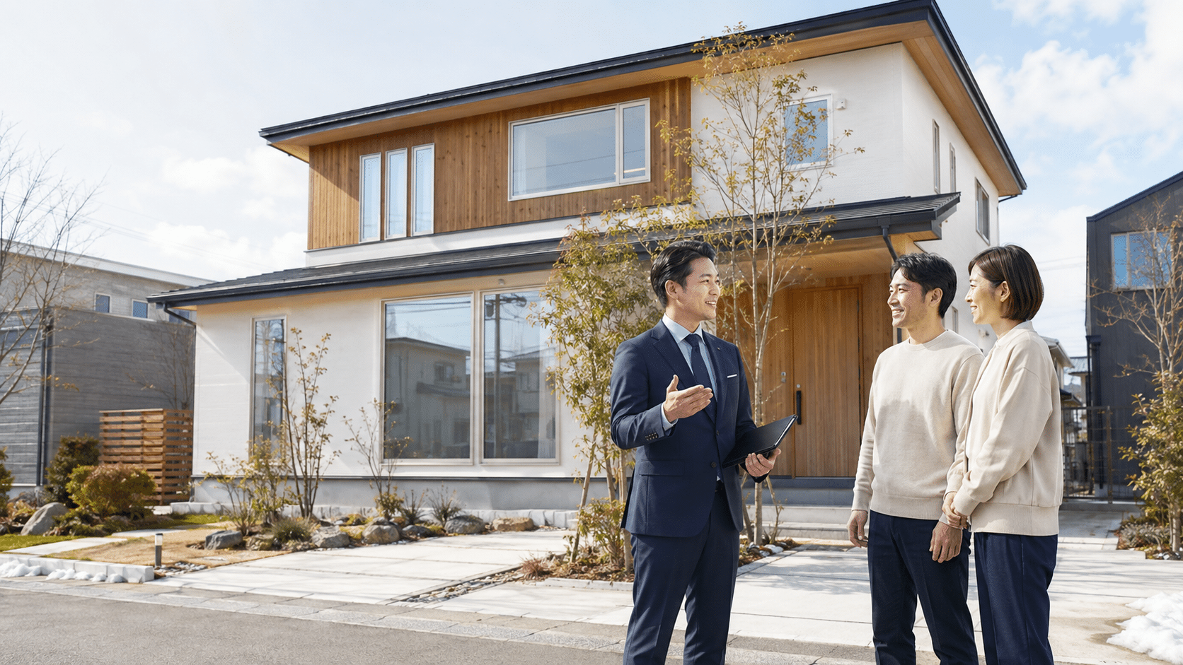 住宅会社と不動産会社の視点で土地と建物の総予算を提案するイメージ